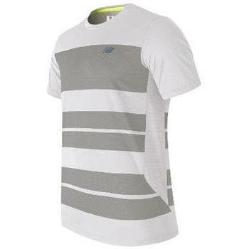 New Balance T-Shirt  MT53406WSV Weiss