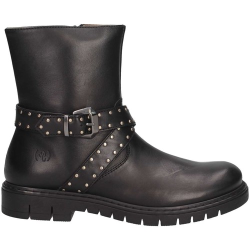 Schuhe Mädchen Low Boots Romagnoli 2727-601 NERO Biker Kind schwarz Schwarz