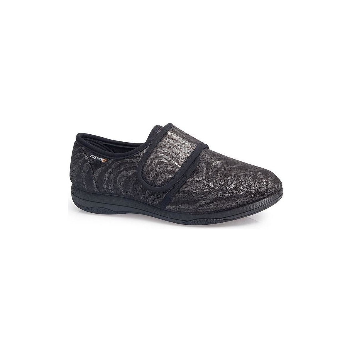 Schuhe Damen Derby-Schuhe & Richelieu Calzamedi BESONDERS BEQUEME  DAMEN-HAUSSCHUHE W 3070 Grau