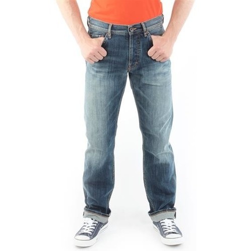 Kleidung Herren Straight Leg Jeans Guess Jeanshose  Ventura M21078D4G01 MARK Blau