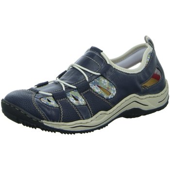 Schuhe Damen Slipper Rieker Slipper DA-HALBSCH L0561-14 Blau