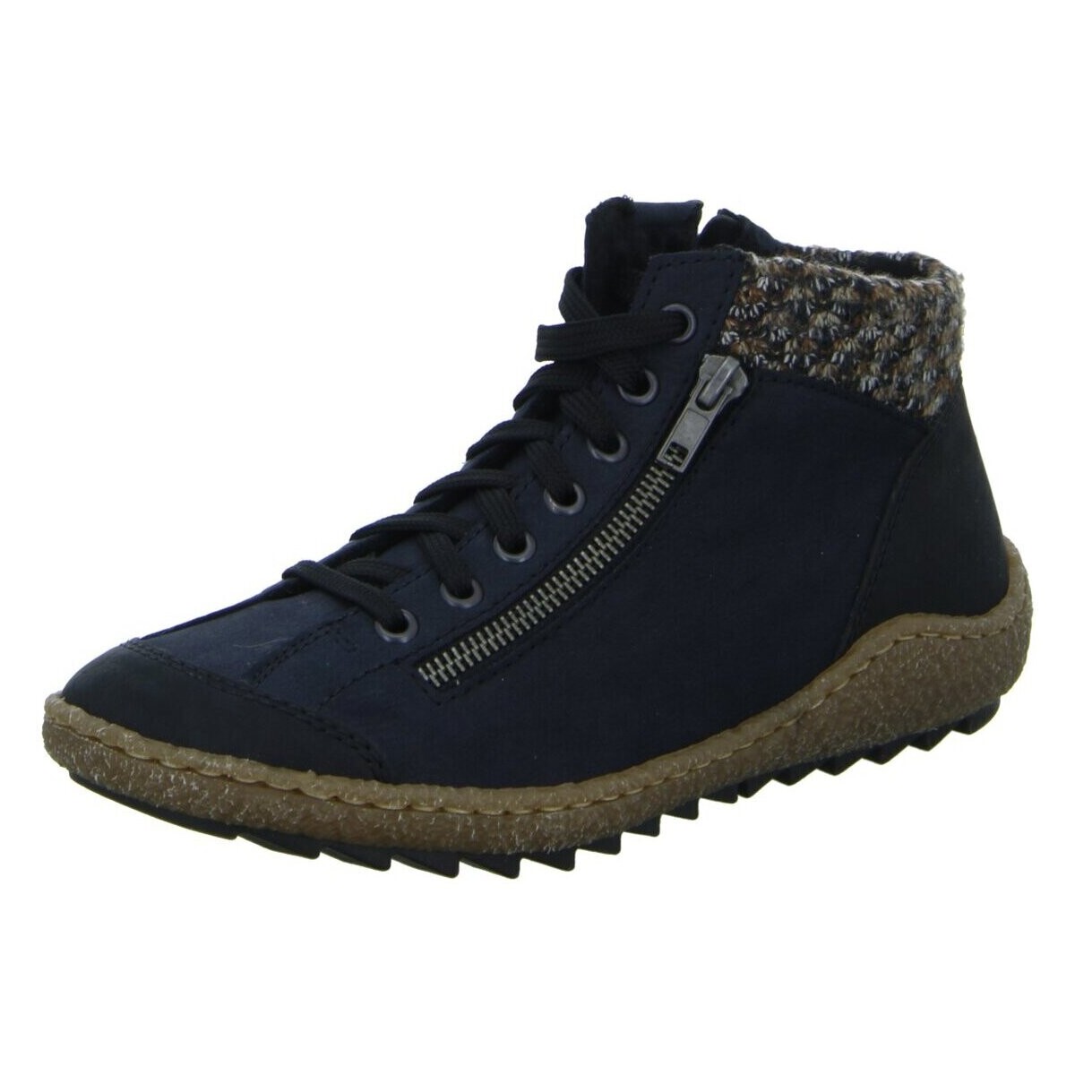 Schuhe Damen Derby-Schuhe & Richelieu Rieker Schnuerschuhe M294100 Blau