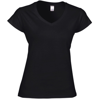 Kleidung Damen T-Shirts Gildan Soft Style Schwarz