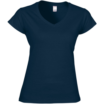 Kleidung Damen T-Shirts Gildan Soft Style Blau