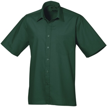Kleidung Herren Kurzärmelige Hemden Premier PR202 Grün