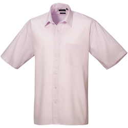 Kleidung Herren Kurzärmelige Hemden Premier PR202 Pink