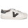 Schuhe Herren Sneaker Low Victoria BERLIN PIEL CONTRASTE Weiss / Grau