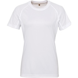 Kleidung Damen T-Shirts Tridri Panelled Weiß
