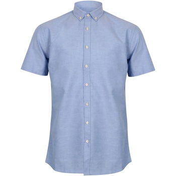 Kleidung Herren Kurzärmelige Hemden Henbury HB517 Blau