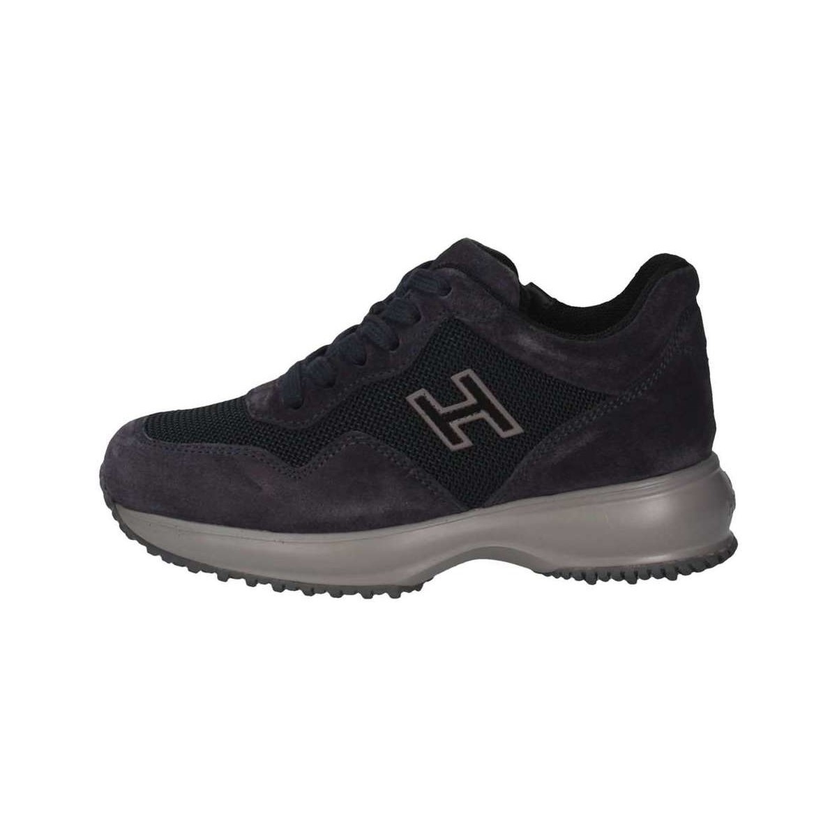 Schuhe Jungen Sneaker Low Hogan HXC00N0V310IBH123L Sneaker Kind blau Blau