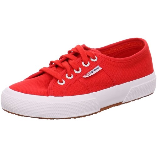 Superga classic red-normaler Boden 2750 rot - Schuhe Sneaker Low Damen 6499 