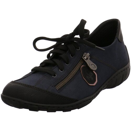 Schuhe Damen Derby-Schuhe & Richelieu Rieker Schnuerschuhe Schnürhalbschuh Casual M3724-01 Blau